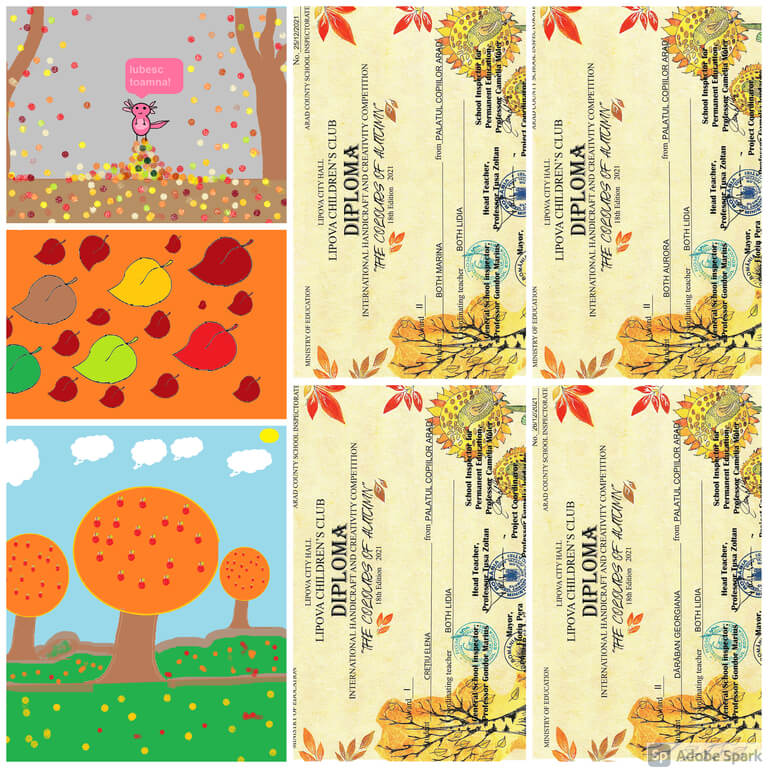 Premiați la Concursul Internațional „Culorile Toamnei” 2 concurs Lipova