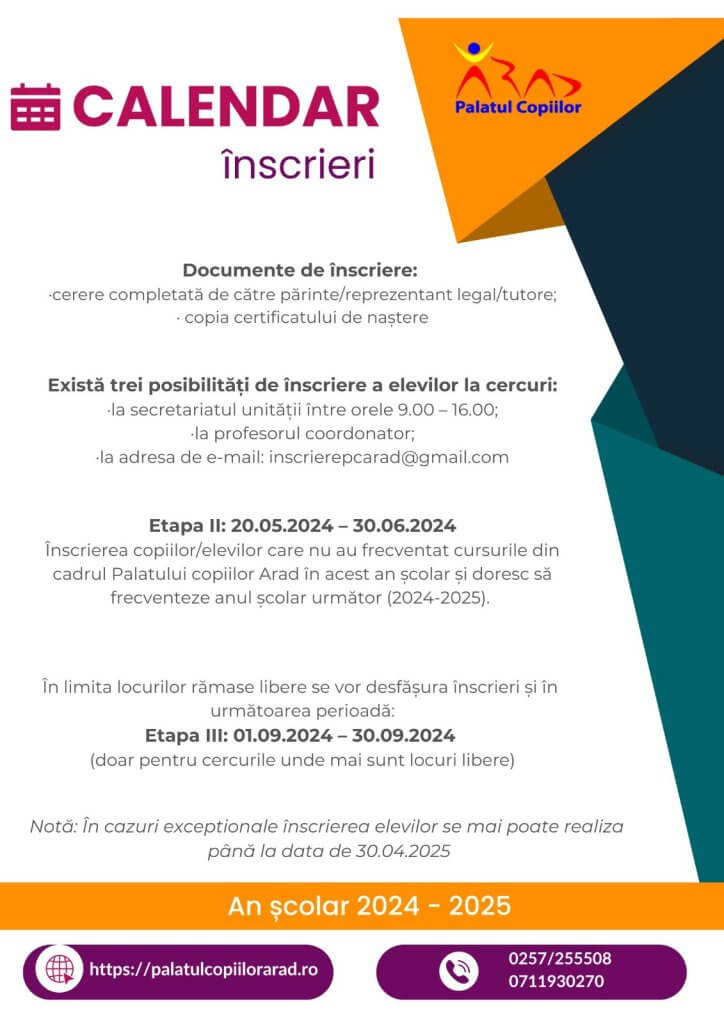 inscrieri afis